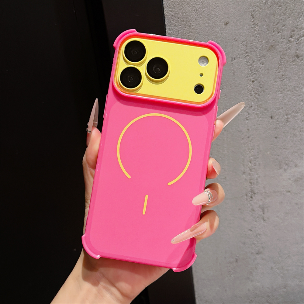 Apple Iphone 16 - Kontrast Renkli Zırh Telefon Kılıfı iPhone