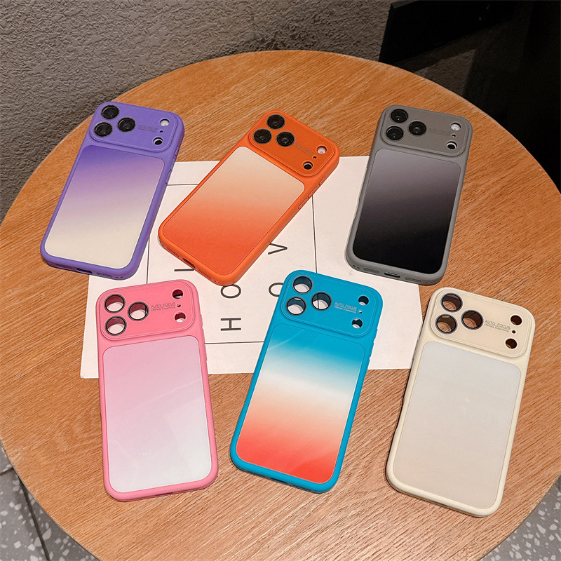 Apple Iphone 16 - Lüks Şeker Renkli Gradyan Telefon Kılıfı