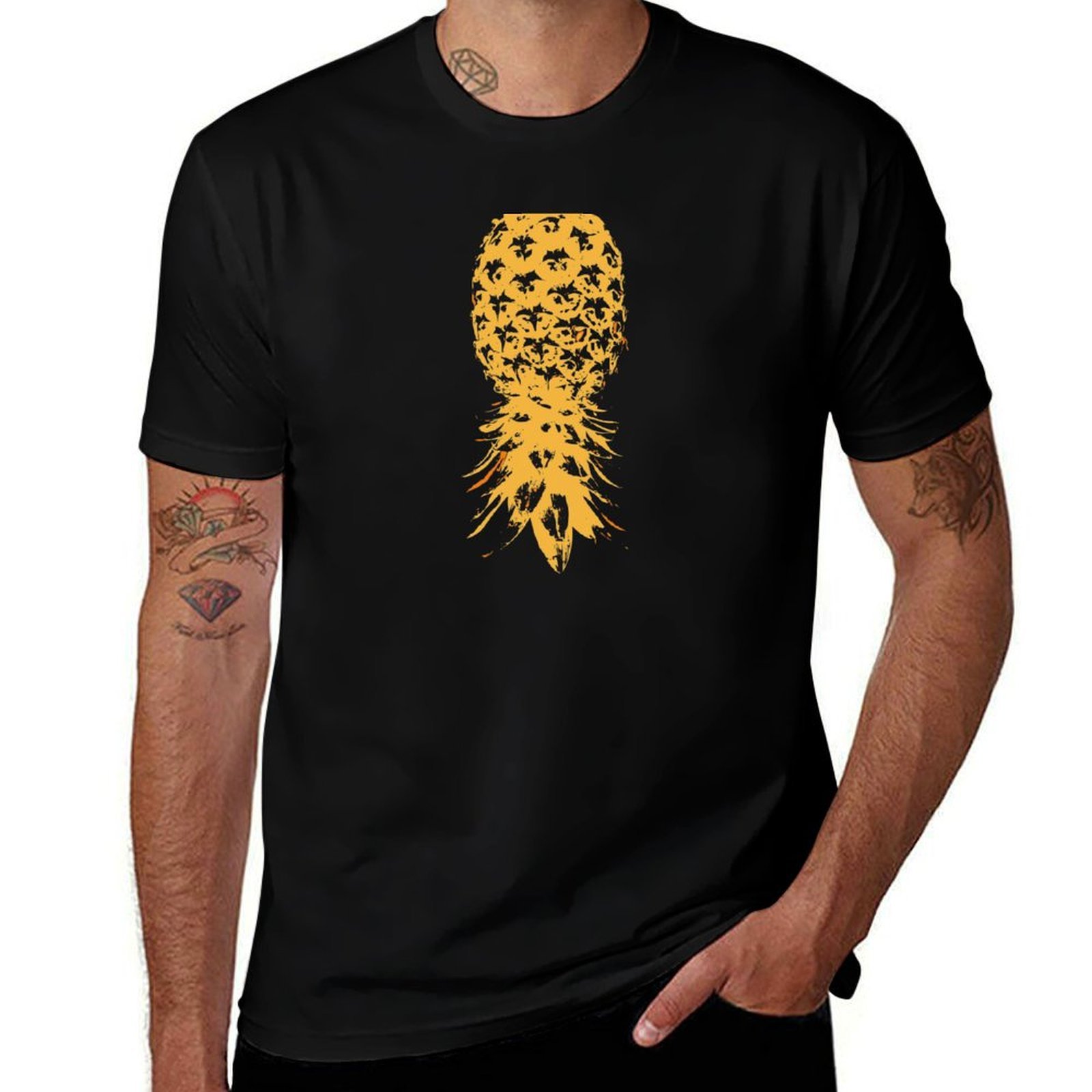 Luxury Lifestyle Us - Swinger Lifestyle Baş Aşağı Ananas T-Shirt